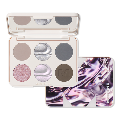 Morphe【2025SS】ChromaPlus 6色アイシャドウパレット Morphe - Cyber Chrome ChromaPlus 6-Pan Eyeshadow Palette