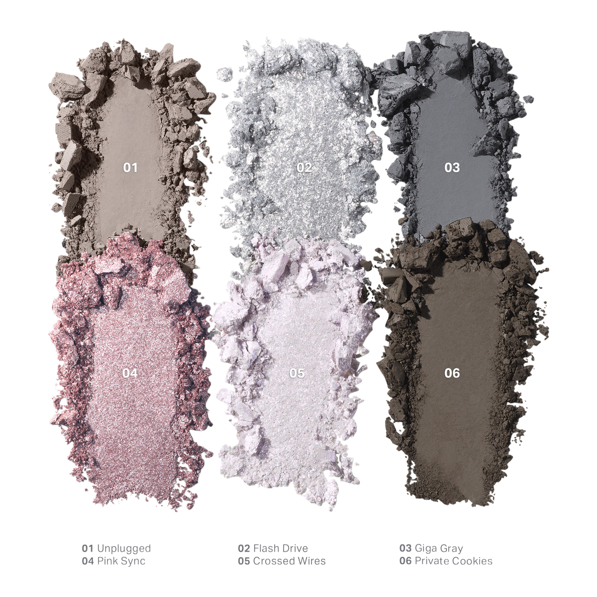 ChromaPlus 6-Pan Eyeshadow Palette - Cyber Chrome