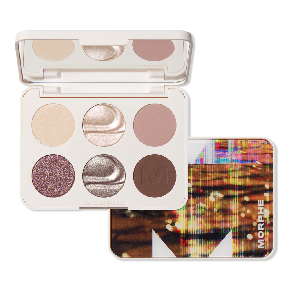 Morphe Chromaplus 6-pan Eyeshadow Palette - Rich Glitch