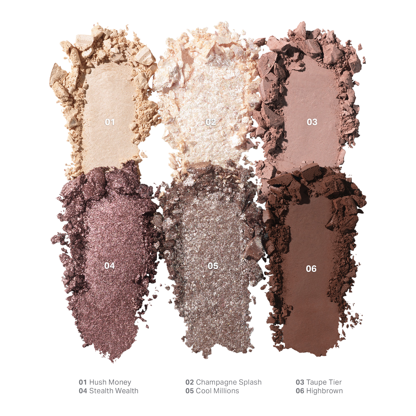 ChromaPlus 6-Pan Eyeshadow Palette - Rich Glitch