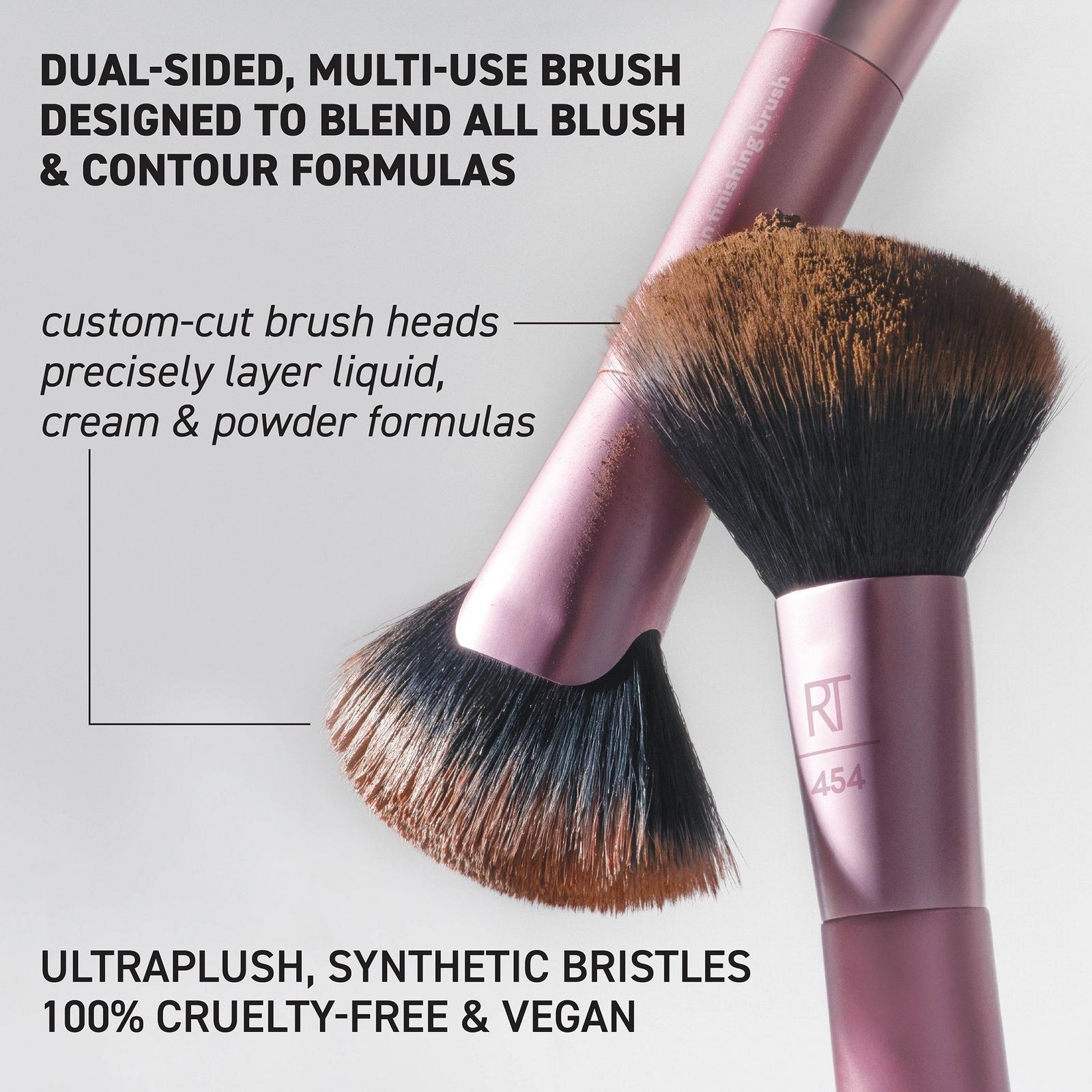 Angled Fan Dual-Sided Finishing Brush