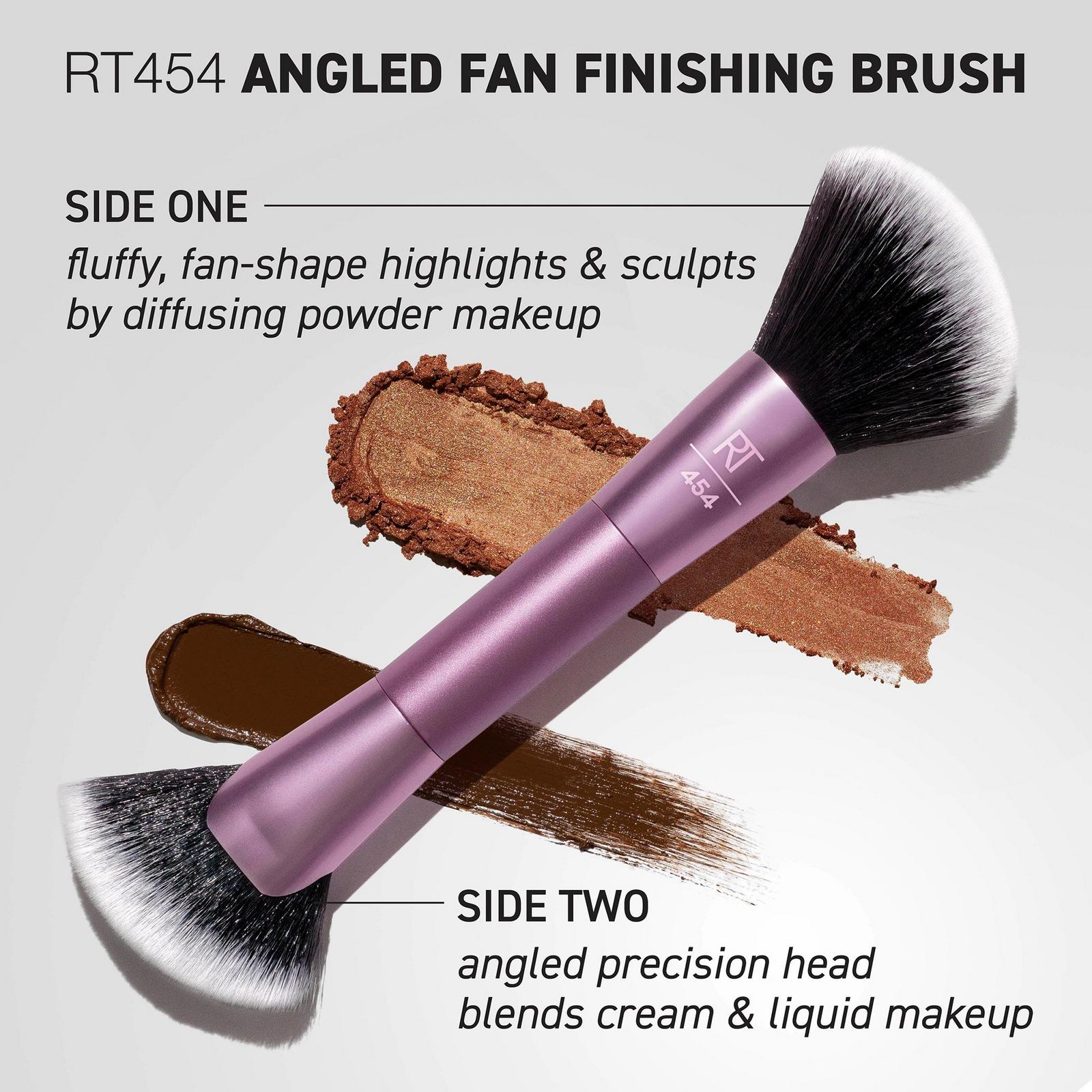 Angled Fan Dual-Sided Finishing Brush
