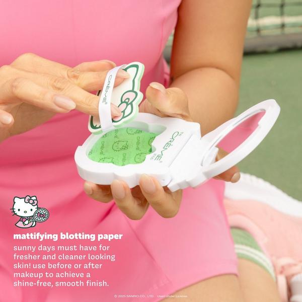 The Crème Shop Hello Kitty Mattifying Blotting Paper with Compact Mirror #4