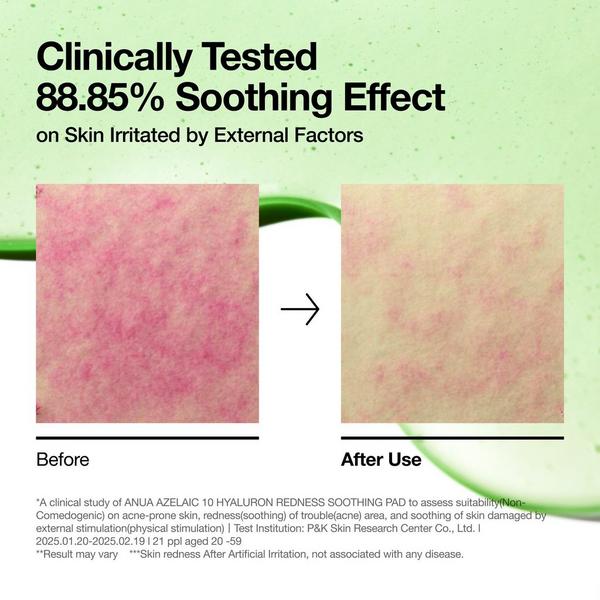 ANUA Azelaic Acid 10 Hyaluron Redness Soothing Pad #4