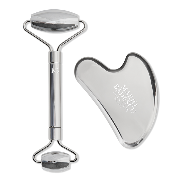 Mario Badescu Stainless Steel Facial Roller and Gua Sha Set #1
