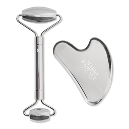 Mario Badescu Stainless Steel Facial Roller and Gua Sha Set