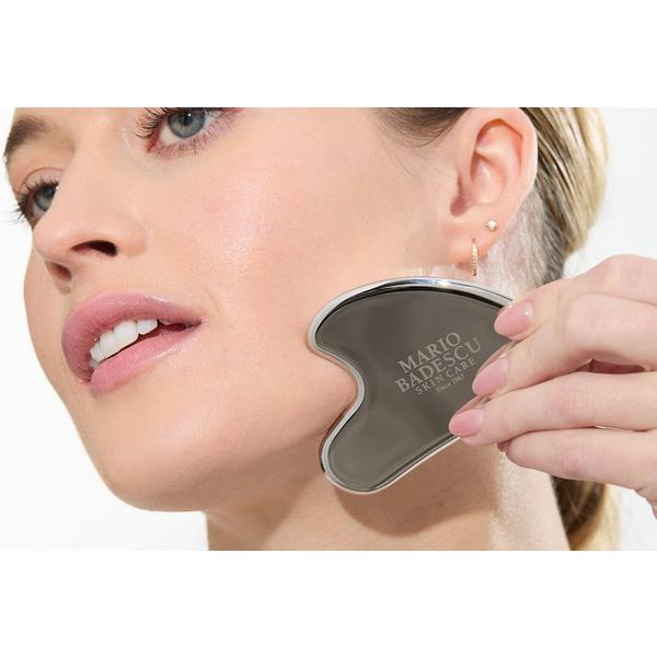 Mario Badescu Stainless Steel Facial Roller and Gua Sha Set #3