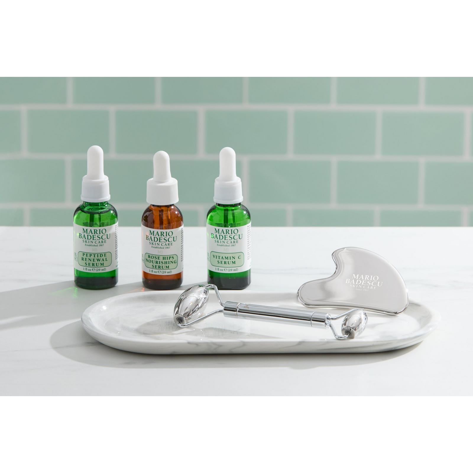 Stainless Steel Facial Roller and Gua Sha Set