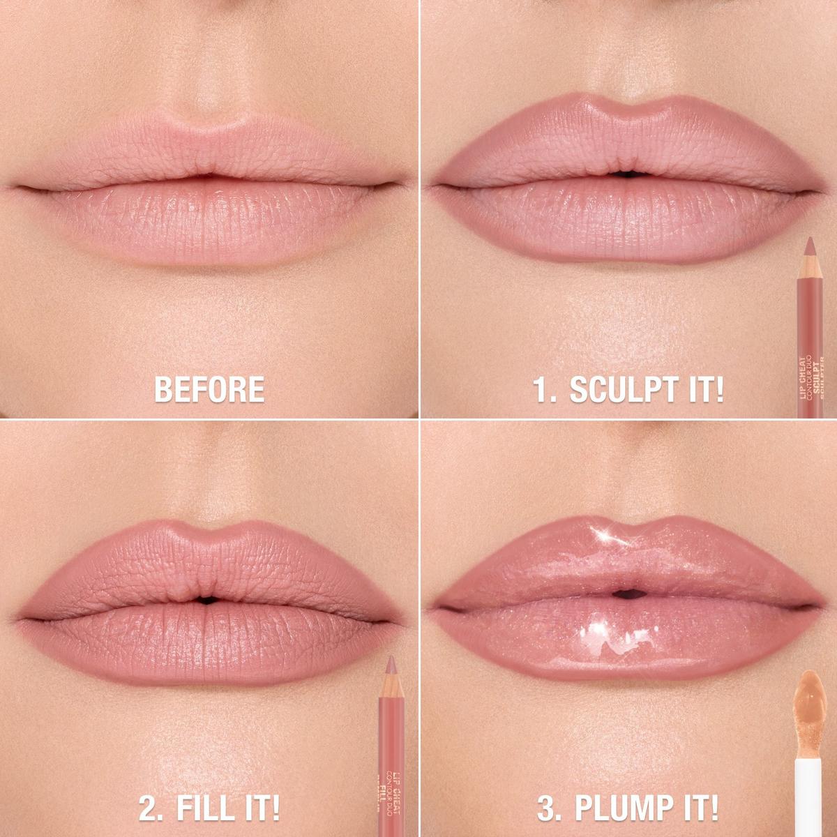 Lip Cheat Contour Duo Lip Liner - Fair
