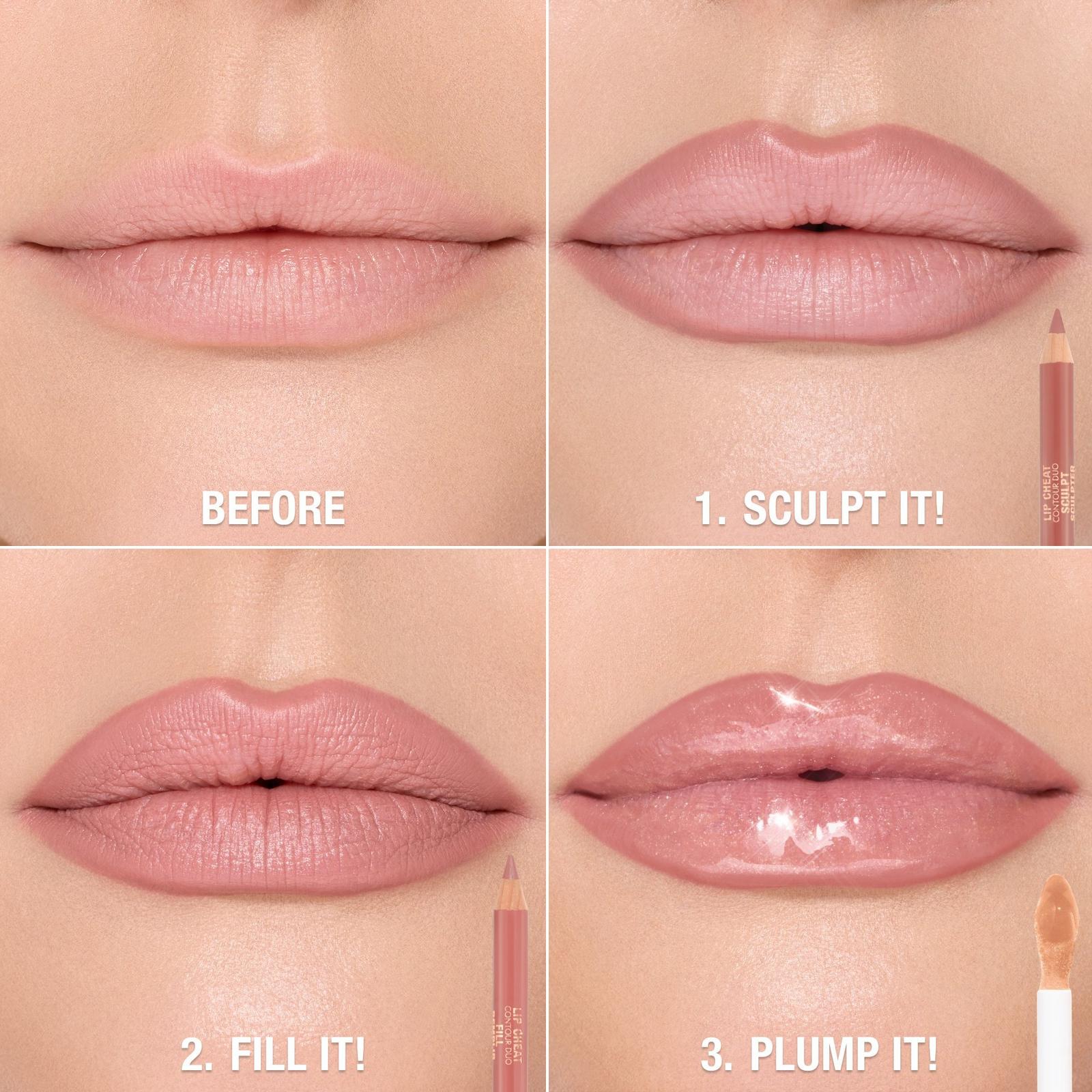 Lip Cheat Contour Duo Lip Liner - Fair
