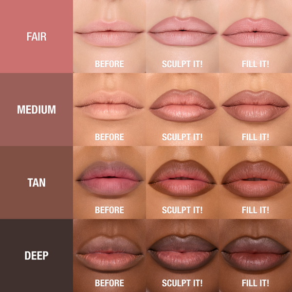 Charlotte Tilbury Lip Cheat Contour Duo Lip Liner #9
