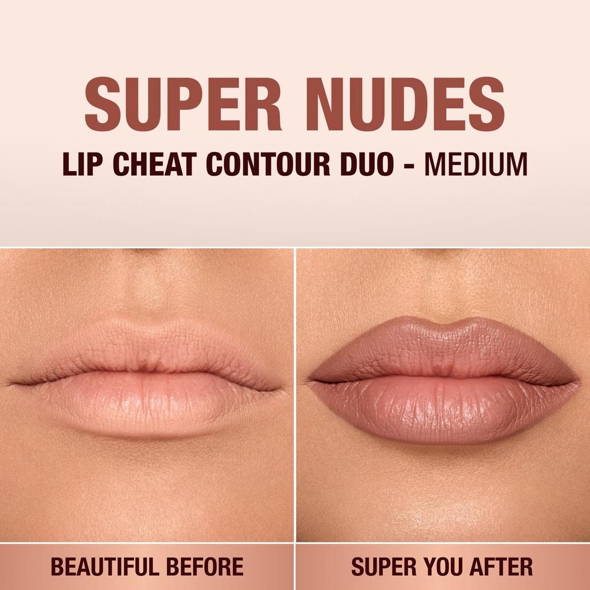 Lip Cheat Contour Duo Lip Liner - Medium