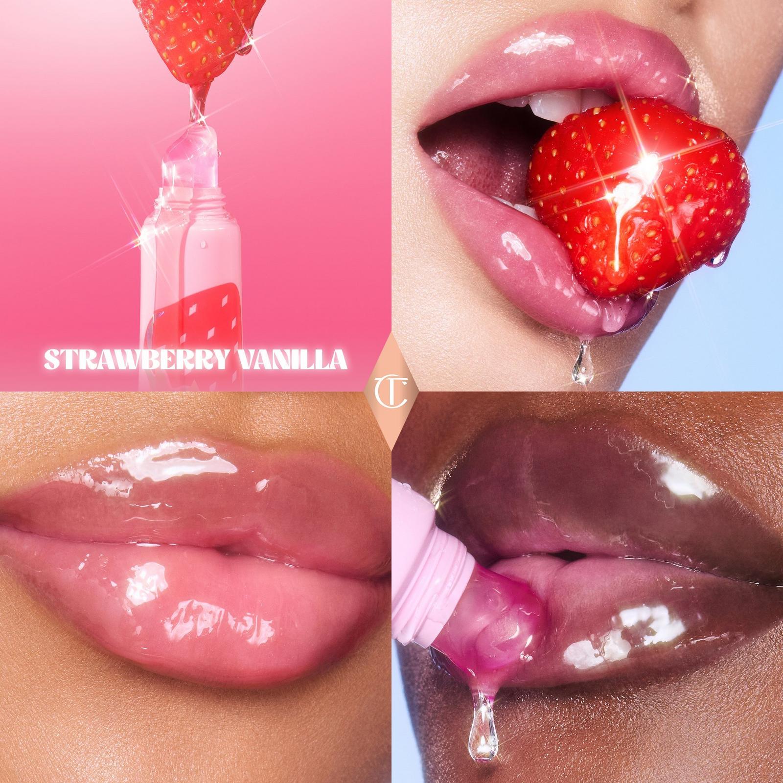 Unreal Lips Healthy Glow Nectar Oil - Juicylicious Strawberry Vanilla