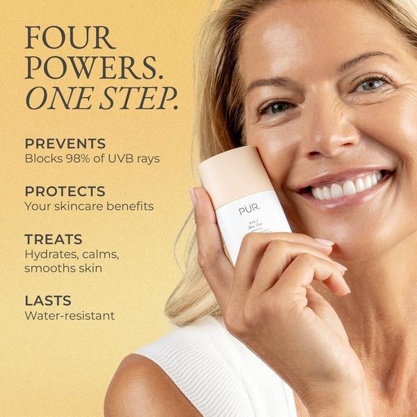 PÜR 4-in-1 Skin Tint Mineral Sunscreen Broad Spectrum SPF 50 #8