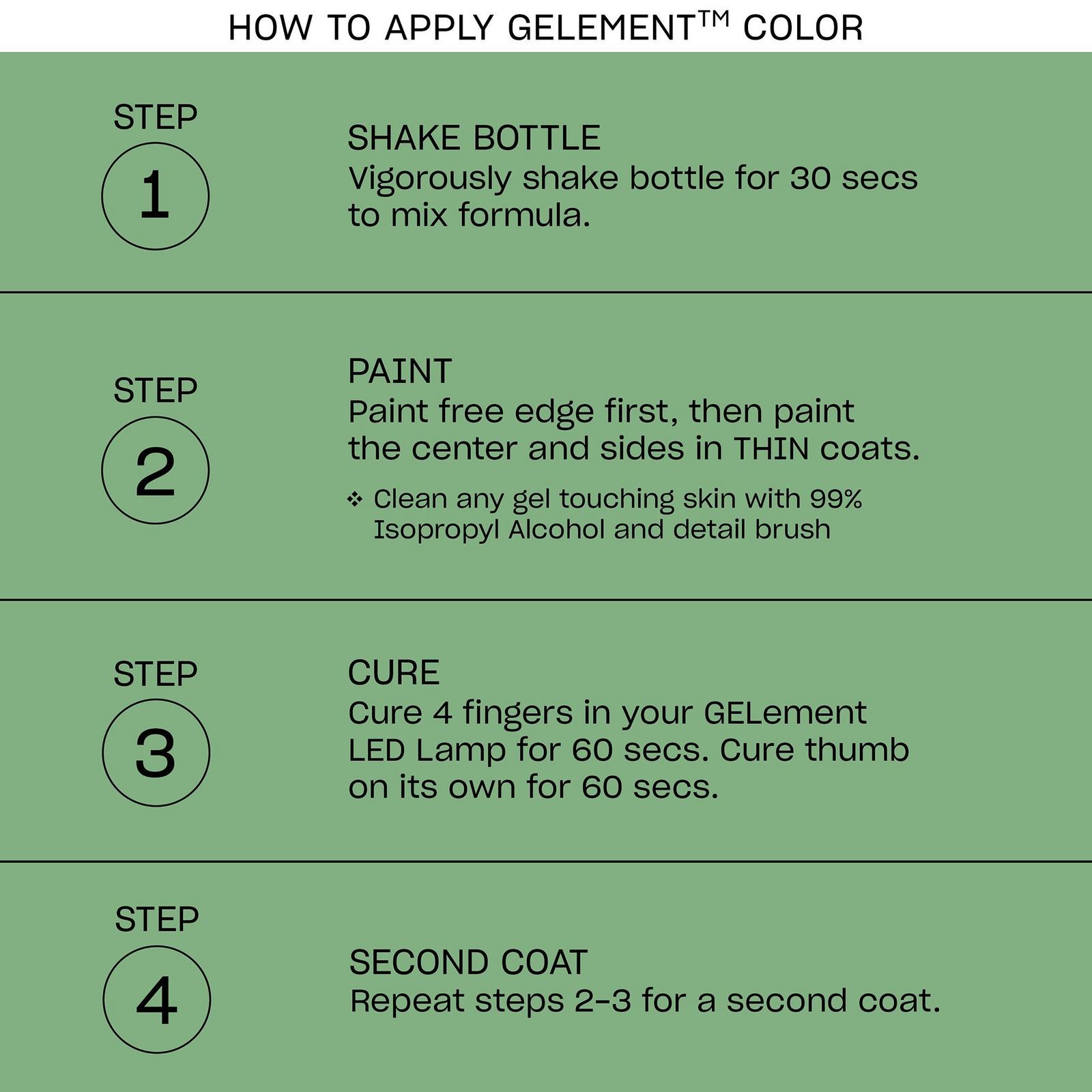 GELement - BRB, Doing My Nails