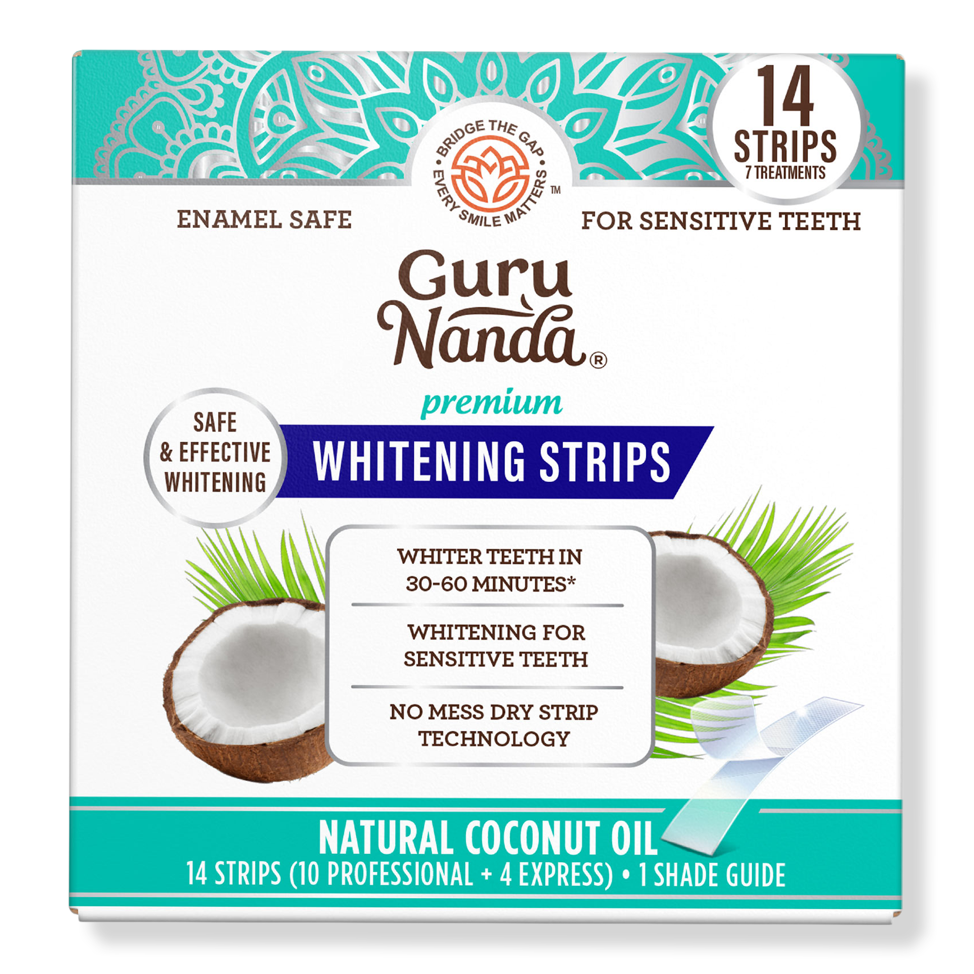GuruNanda Whitening Strips - 7 Day Treatment #1