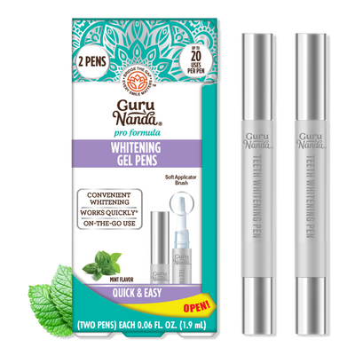 GuruNanda Pro Formula Whitening Gel Pen - 2 Pack