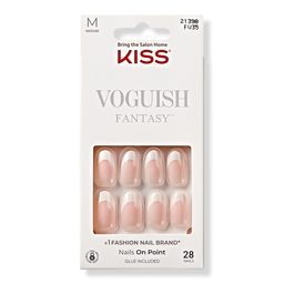 Kiss Voguish Fantasy Press-On Nails - Golden Warmth