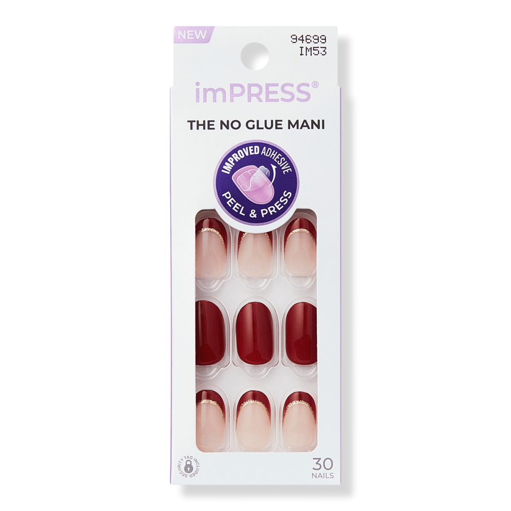 Kiss Impress Design Short Press-on Manicure Nails - The Iconic