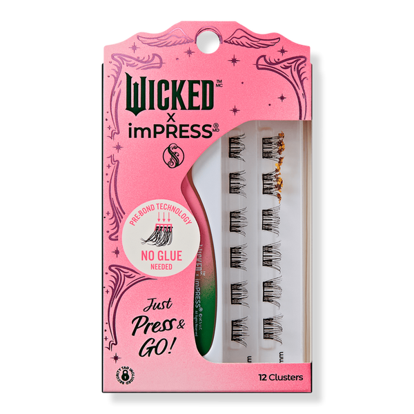 Kiss WICKED X imPRESS Self Adhesive Eyelash Clusters #1