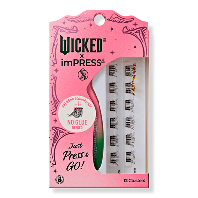 Kiss WICKED X imPRESS Self Adhesive Eyelash Clusters