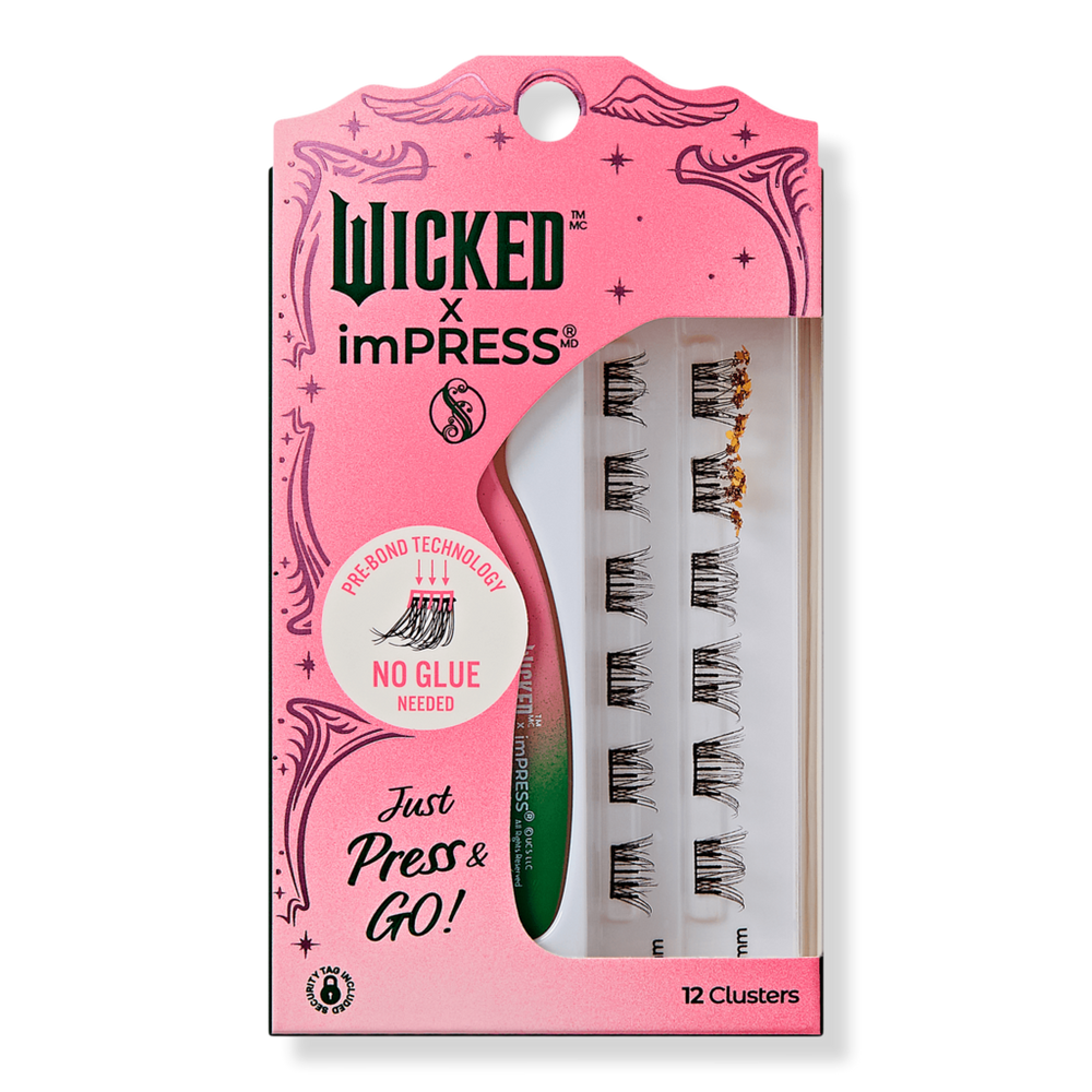 Kiss Wicked X Impress Self Adhesive Eyelash Clusters - Magic Unleashed