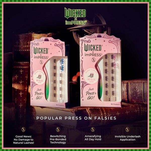 Kiss WICKED X imPRESS Self Adhesive Eyelash Clusters #7