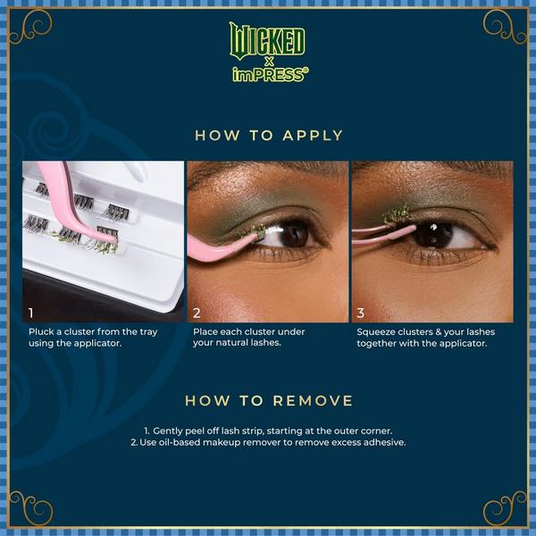 Kiss WICKED X imPRESS Self Adhesive Eyelash Clusters #8