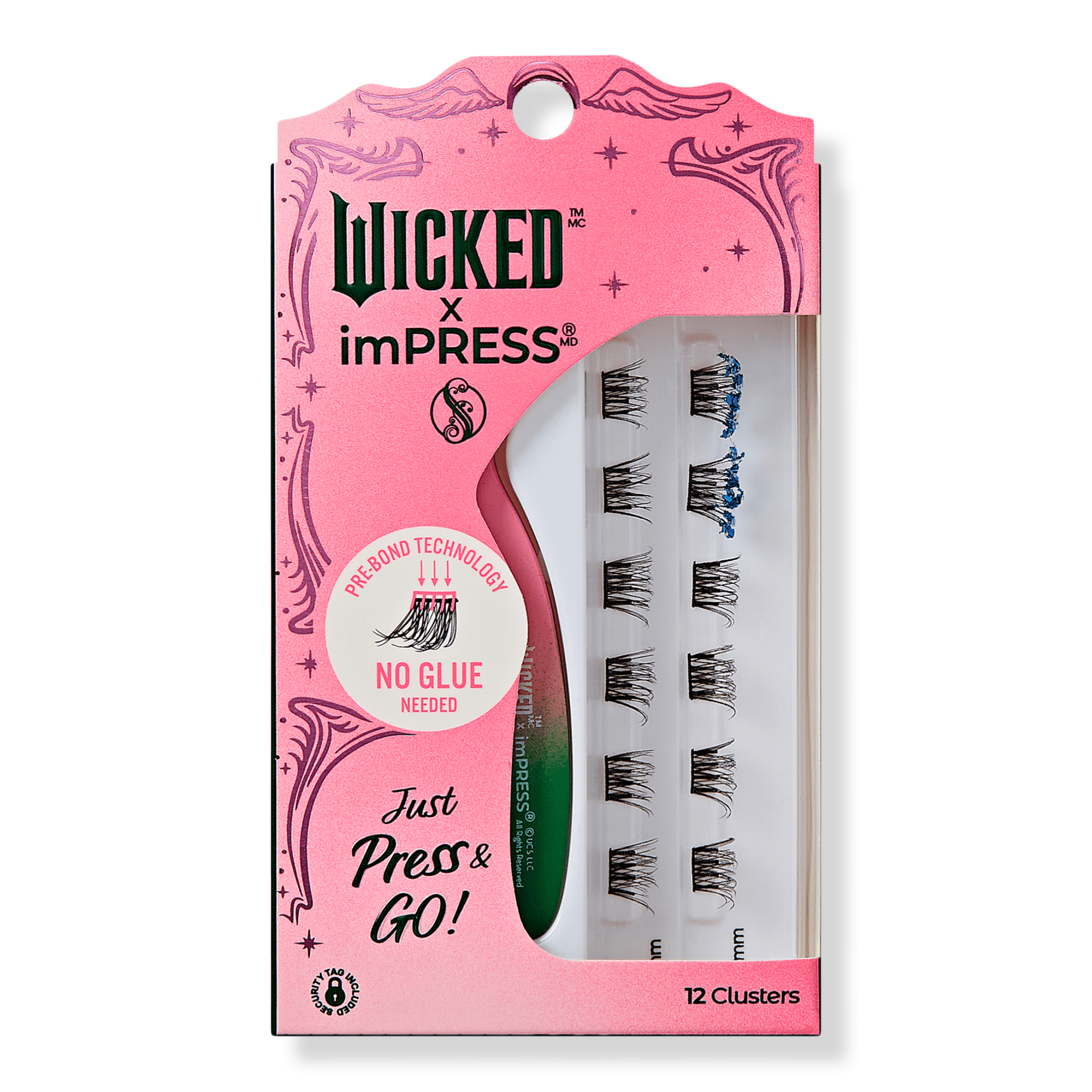 Kiss WICKED X imPRESS Self Adhesive Eyelash Clusters #1