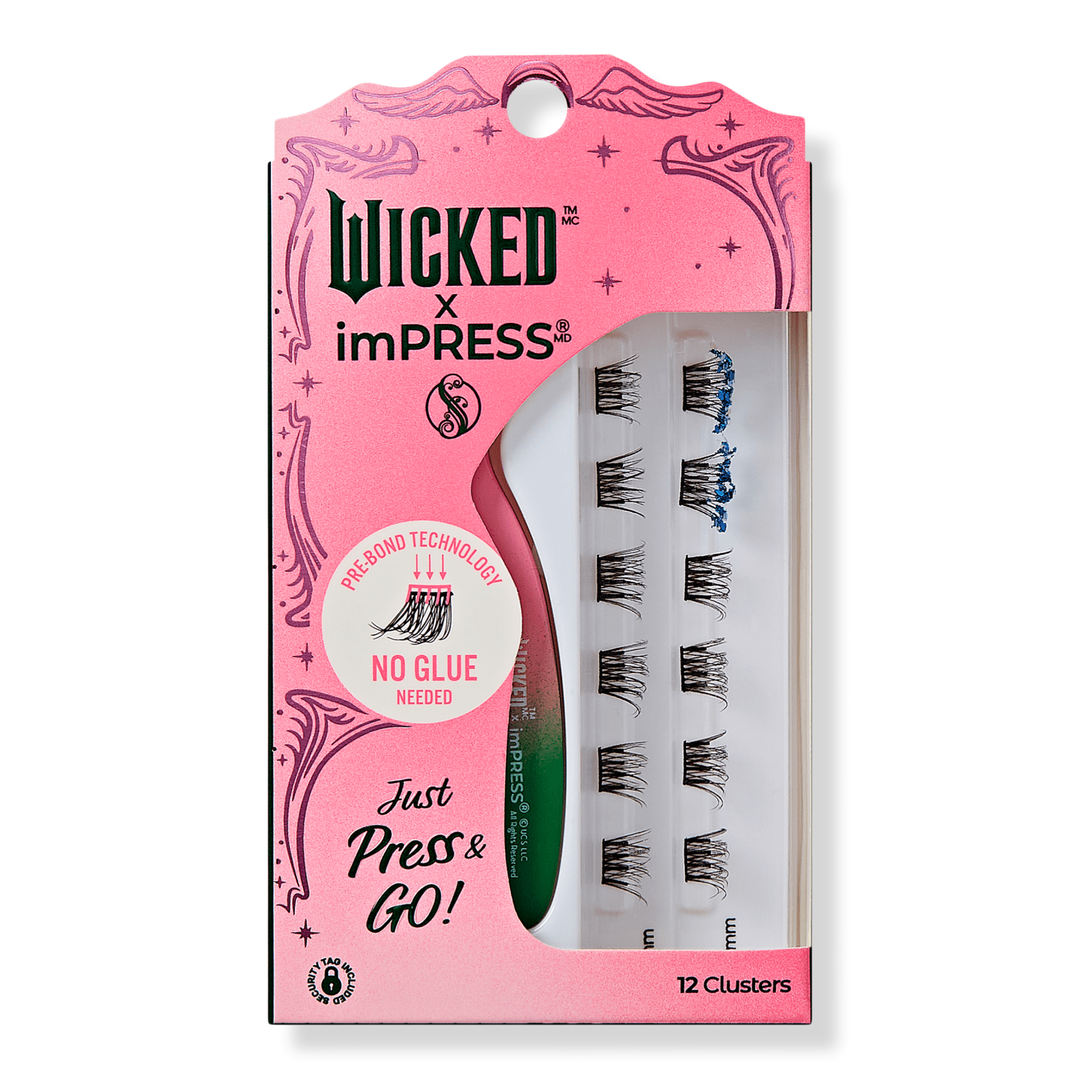 Kiss WICKED X imPRESS Self Adhesive Eyelash Clusters #1
