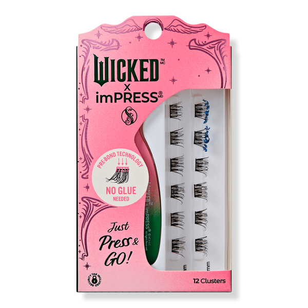 Kiss WICKED X imPRESS Self Adhesive Eyelash Clusters #1