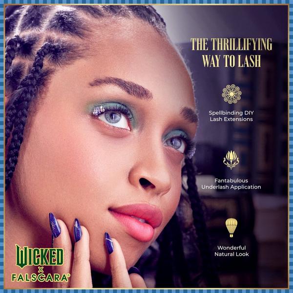 Kiss WICKED X FALSCARA False Eyelashes, Lash Extension Kit #6