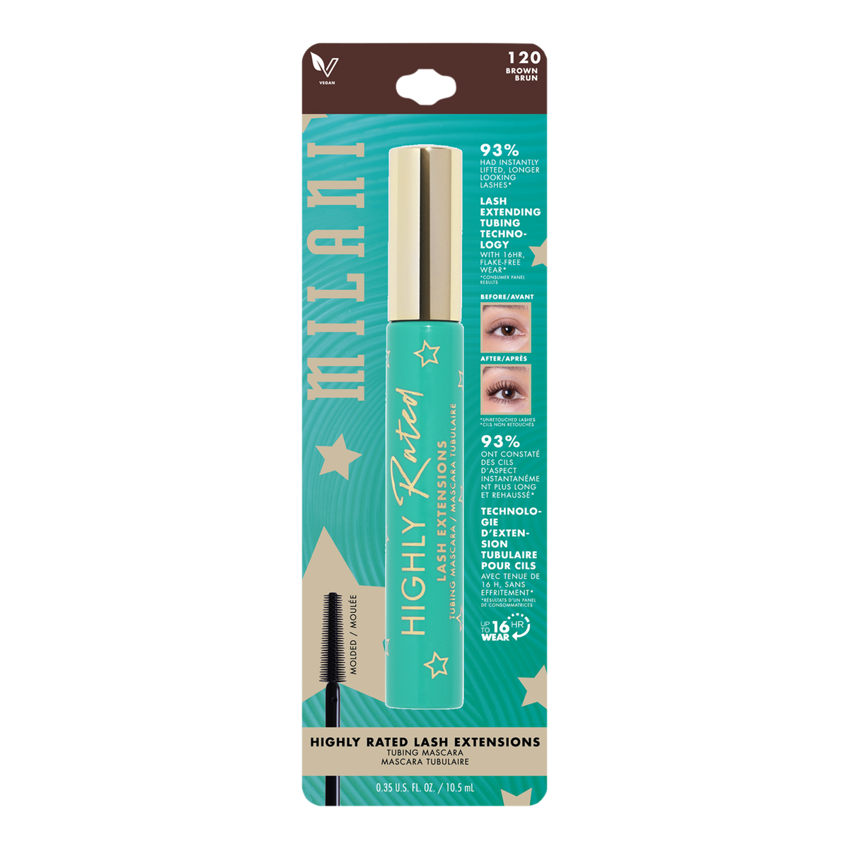 Highly Rated Lash Extensions Tubing Mascara - Brown