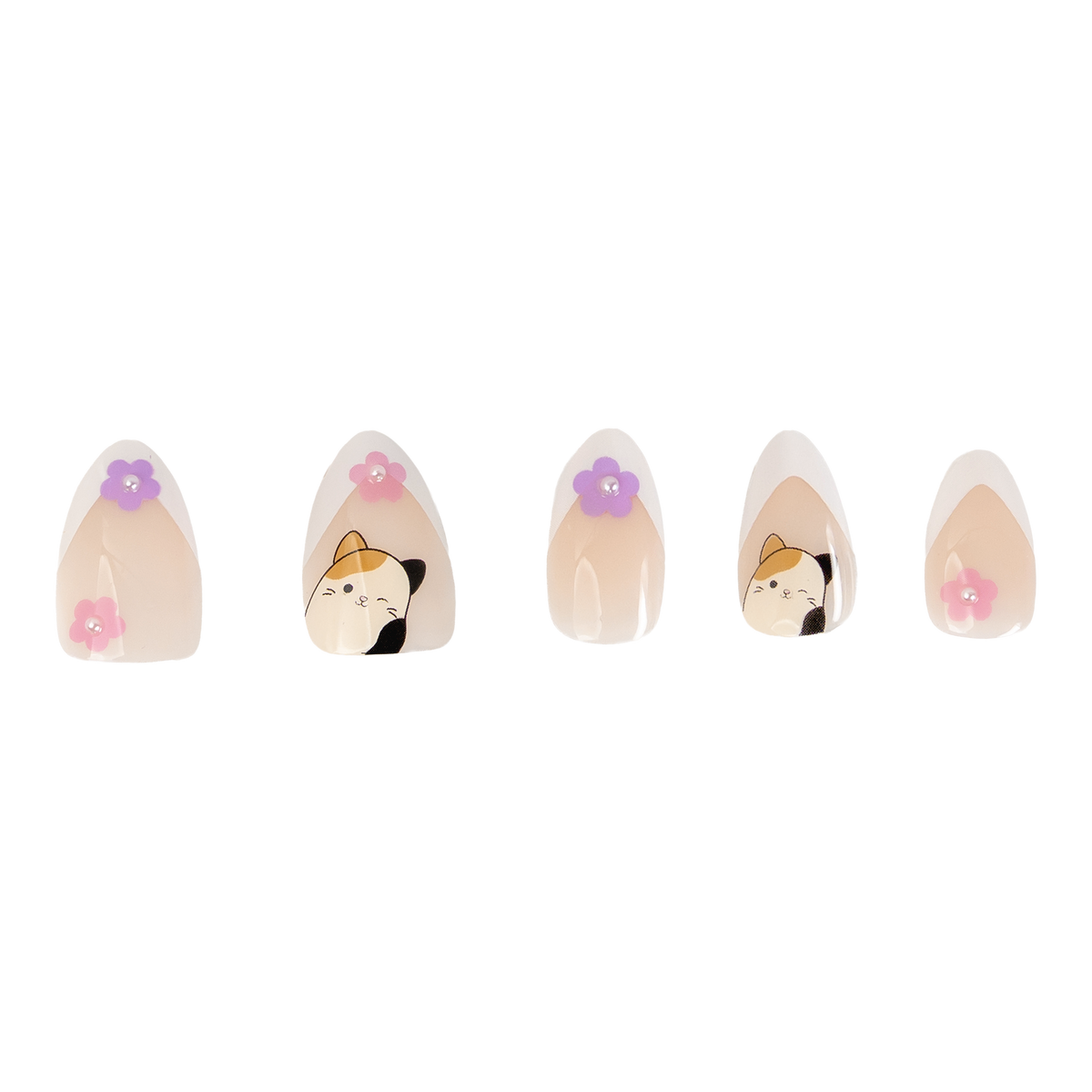Press-On Nails - Spring Daisies