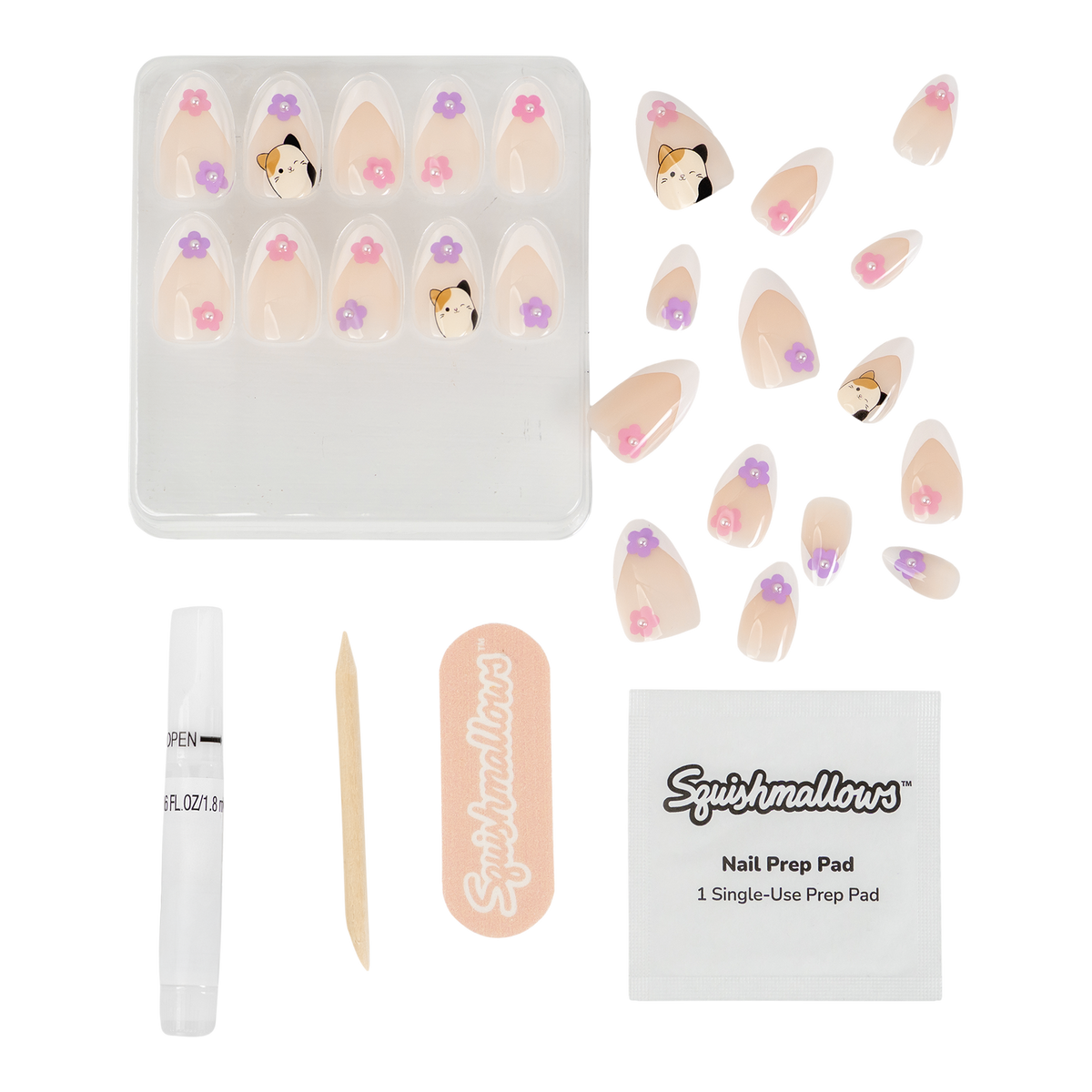 Press-On Nails - Spring Daisies