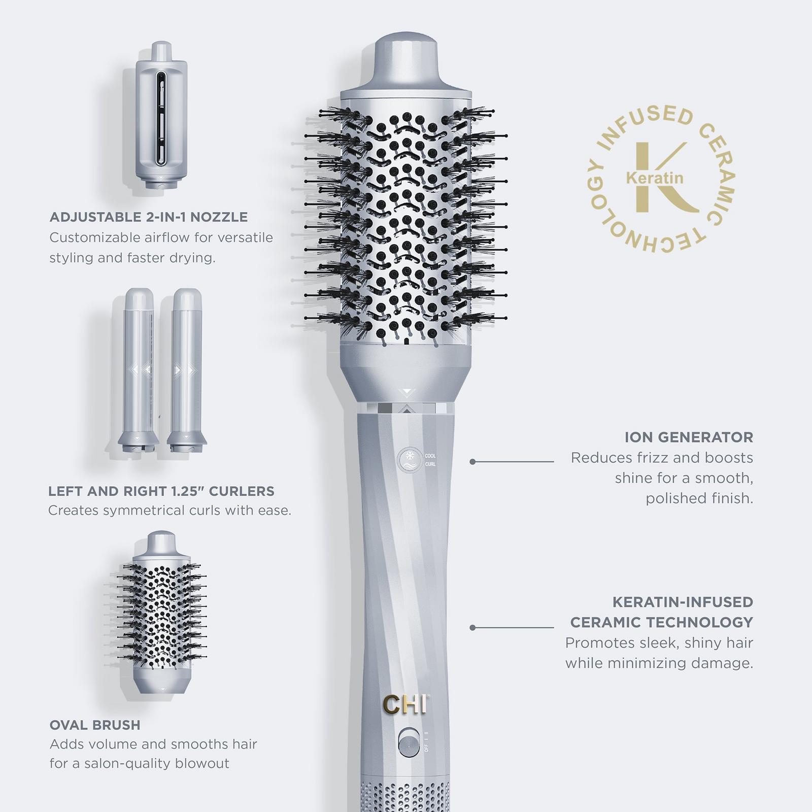 4-in-1 Air Styler with Keratin and Ion technology