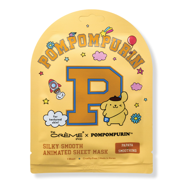 The Crème Shop Pompompurin Silky Smooth Animated Sheet Mask #1