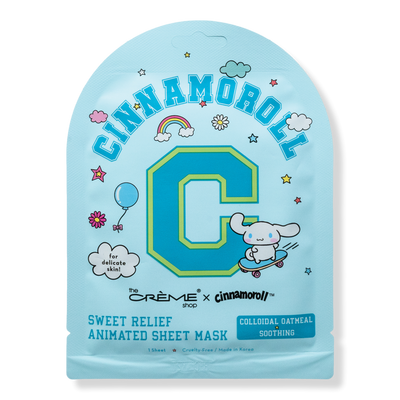 The Crème Shop Cinnamoroll Sweet Relief Animated Sheet Mask