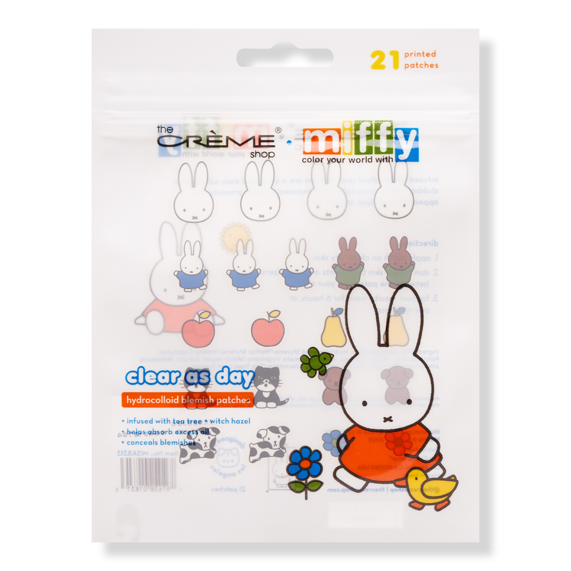 The Crème Shop Miffy Clear As Day Blemish Patches #1