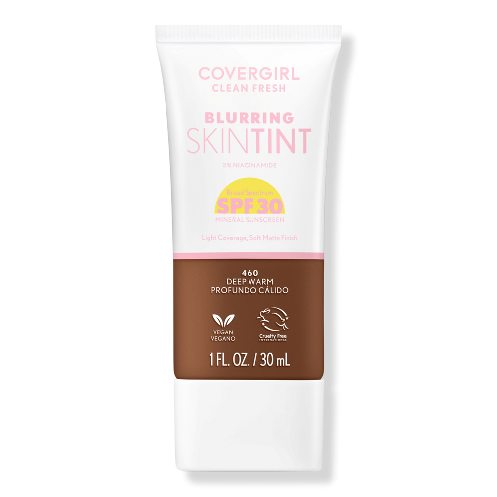 Covergirl Clean Fresh Blurring Skin Tint Spf 30 - Deep Warm In Brown