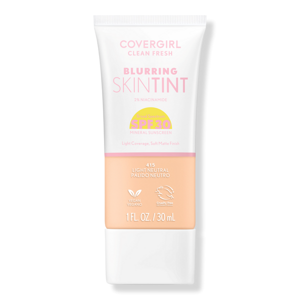 CoverGirl Clean Fresh Blurring Skin Tint SPF 30 #1