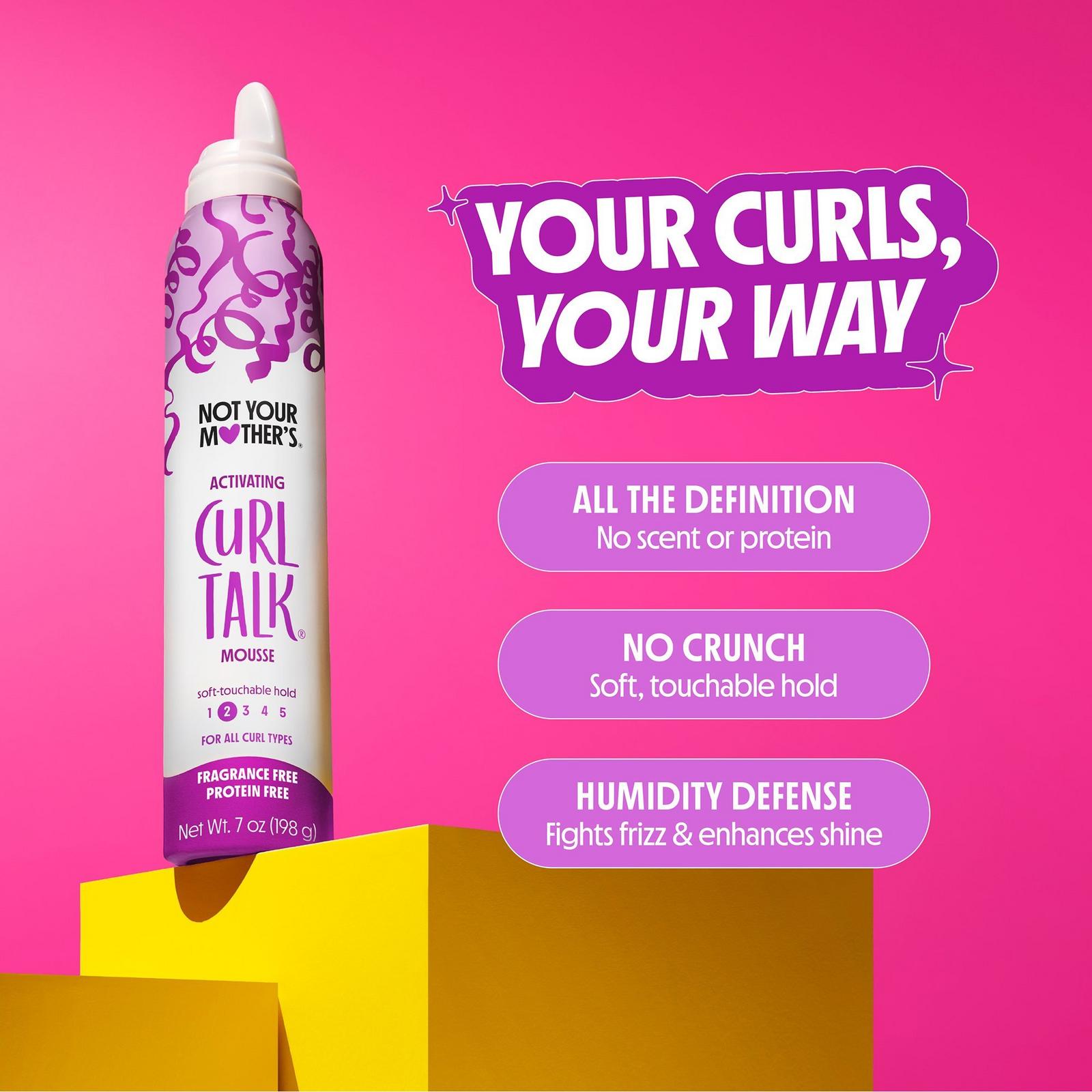 Curl Talk Fragrance-Free Curl Activating Hair Mousse