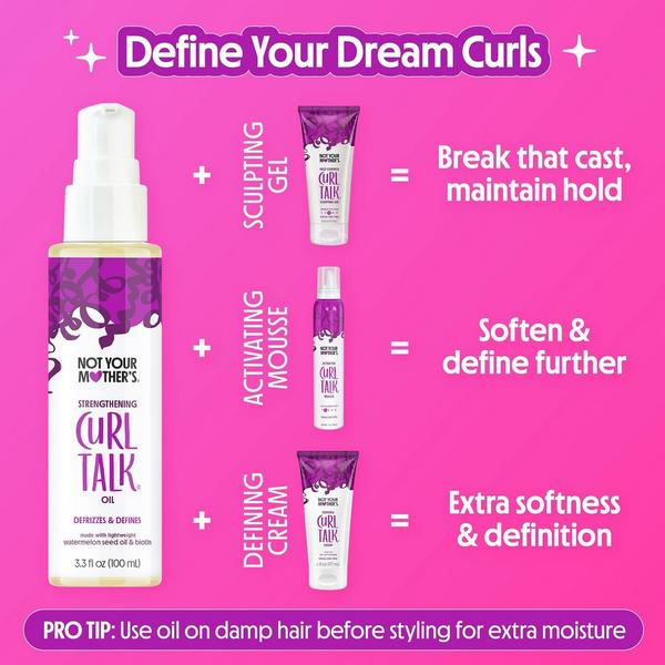 Not Your Mother's Curl Talk Strengthening Hair Oil #7