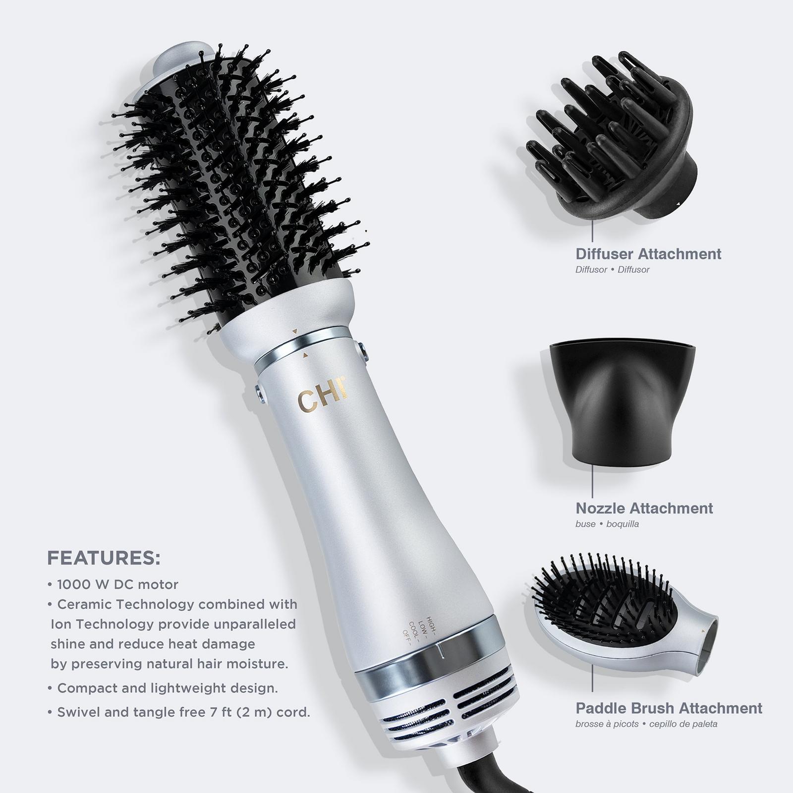 Volumizer 4-In-1 Blowout Brush - White