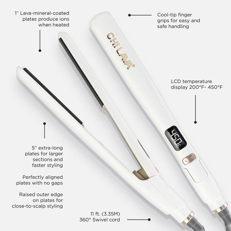 Lava 1 1/2" Hairstyling Iron - 1"