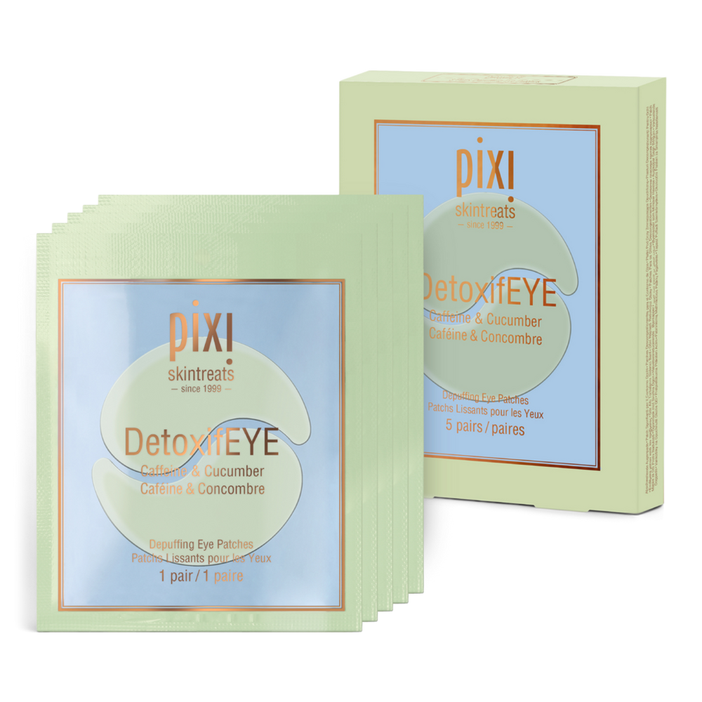 DetoxifEYE Depuffing Eye Patches with Caffeine & Cucumber Travel Size