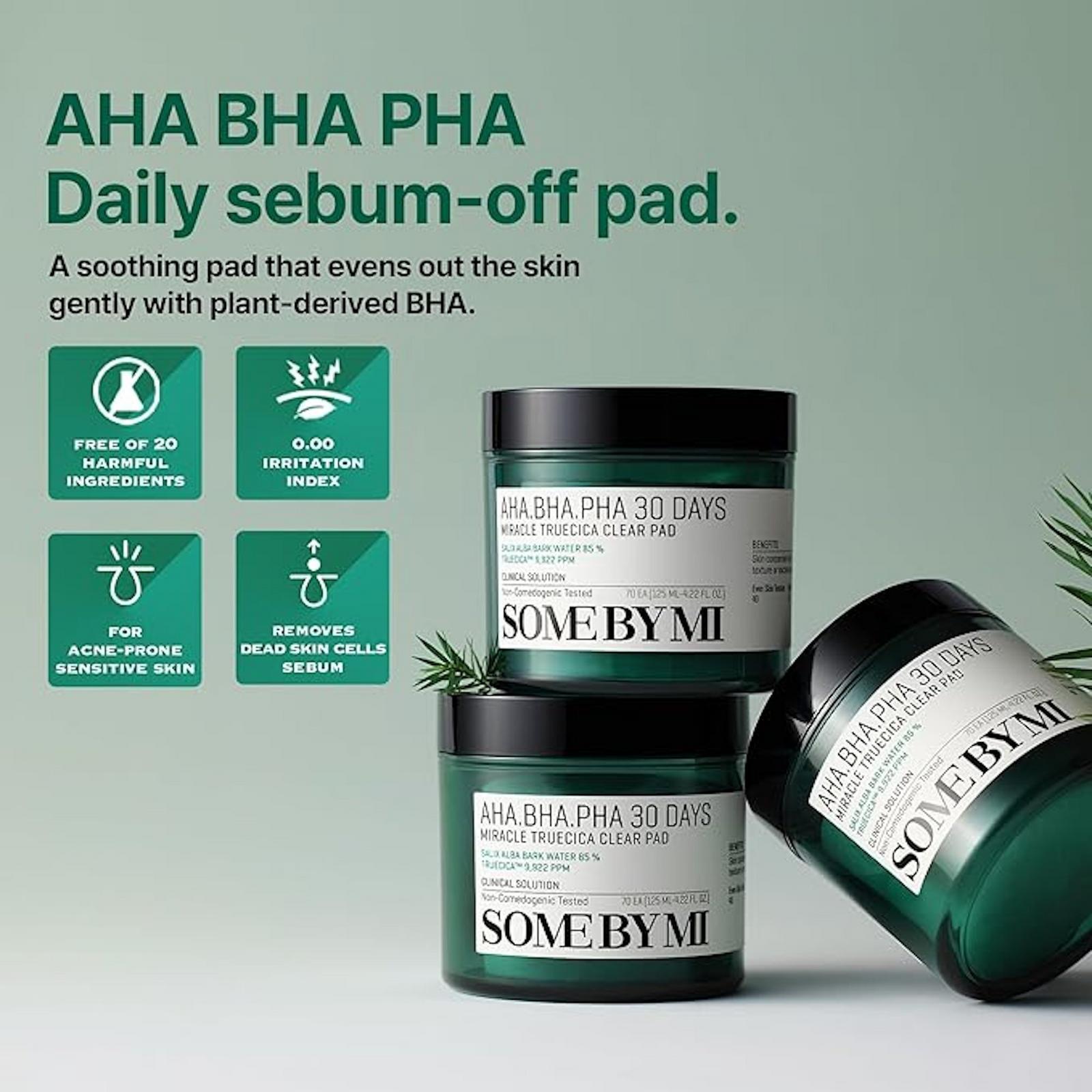 AHA BHA PHA 30 Day Miracle True Cica Clear Pad