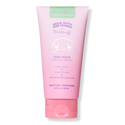 The Crème Shop Hello Kitty and Friends Dewy Peachy Hyaluronic Cleanser