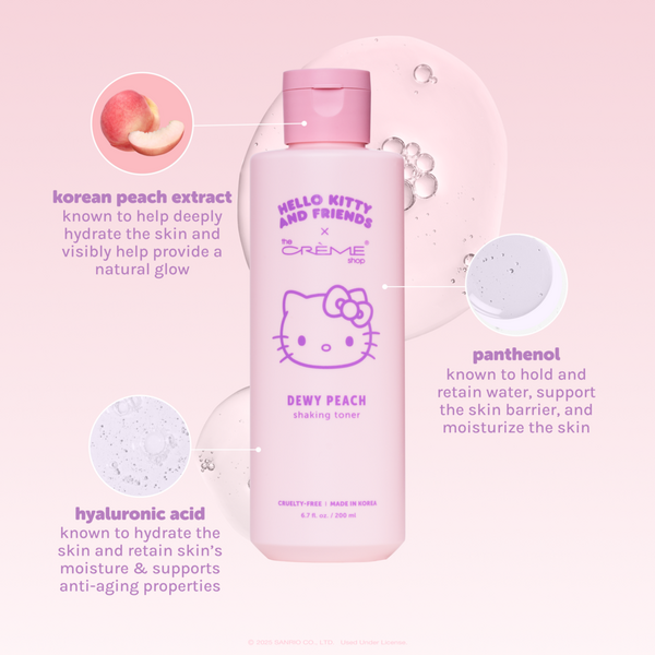 The Crème Shop Hello Kitty and Friends Dewy Peachy Shaking Toner #3
