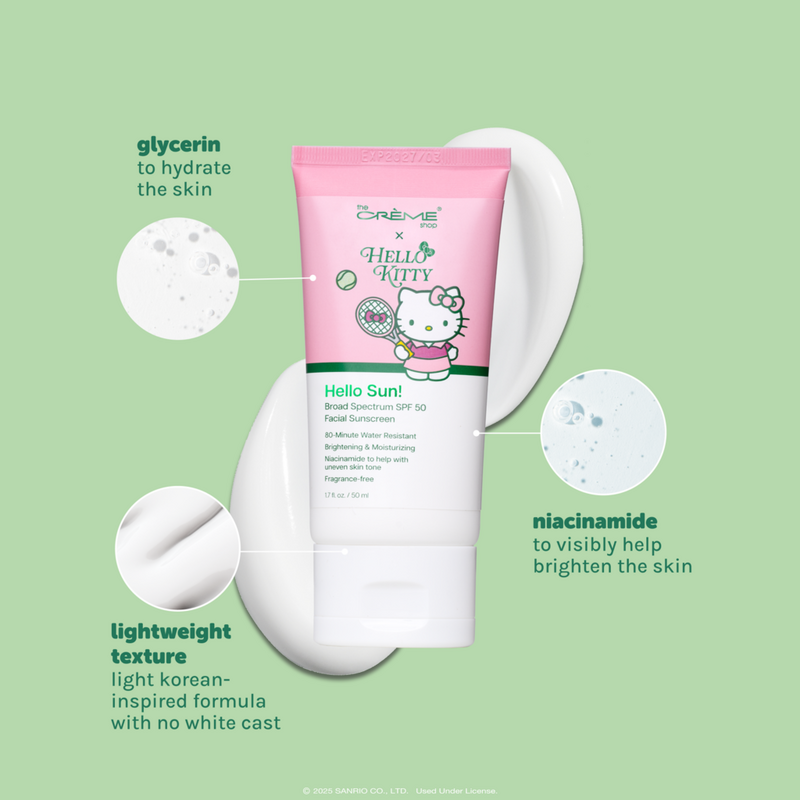 Hello Kitty Hello Sun! Broad Spectrum Spf 50